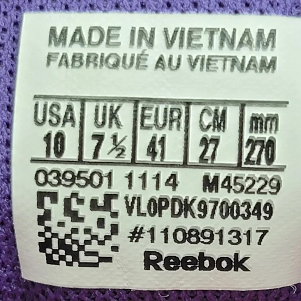 Reebok Realflex Train Rs 2.0 Running Shoes Sneakers Violet Women's Size 10 - Picture 13 of 13